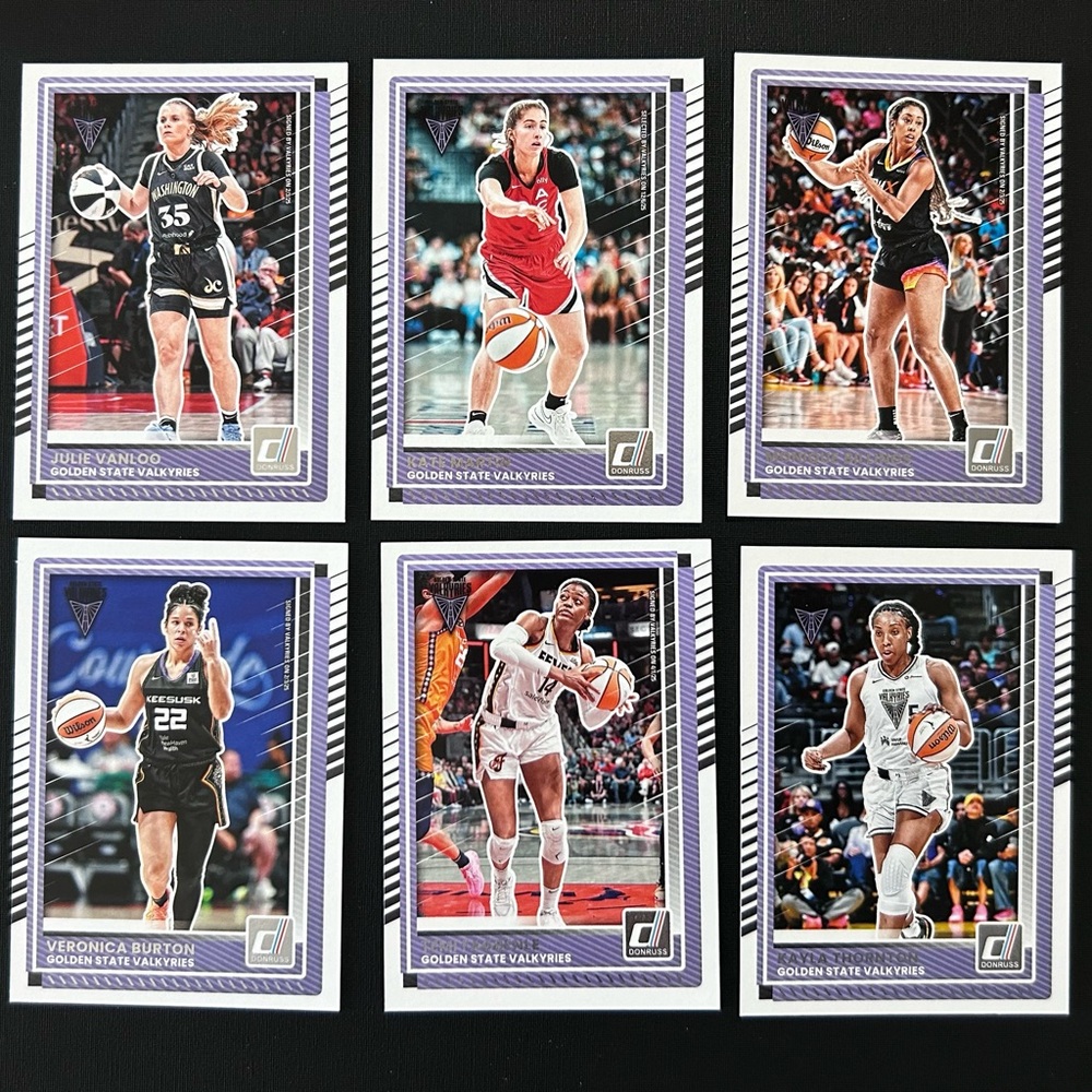 2025 Golden State Valkyries WNBA Basketball Cards Lot